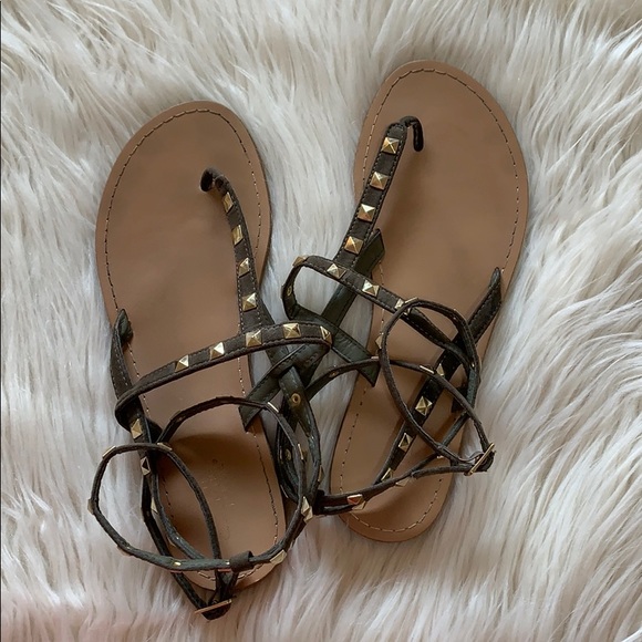 Charlotte Russe Shoes - Charlotte Russe Studded Gladiator Sandals - 9